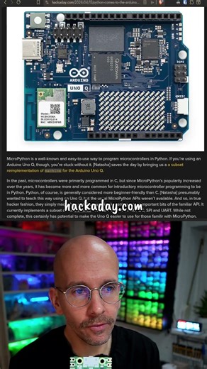 Python auf Arduino Q kommt doch