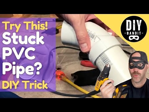 ️🔥 Stuck PVC Pipe?➔ Here's an Easy & Quick Solution!