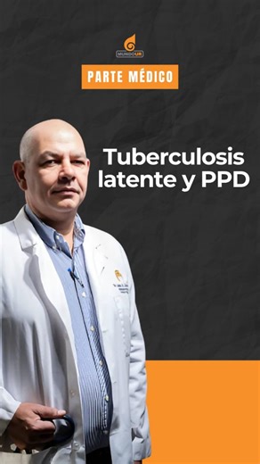 Mundo UR on Instagram: "Tuberculosis latente y PPD: ¿Quién debe hacerse la prueba y cuándo tratar? 🧪 El Dr. Julio Castro explica, sin mitos, la tuberculosis latente (LTBI): qué es, por qué puede activarse, quiénes deben hacerse pruebas (PPD, IGRA/Quantiferon, STV) y en qué casos tratar antes de que aparezca la enfermedad activa. También aclara por qué las pruebas no distinguen por sí solas entre TB latente y activa y cuándo hay que confirmar con clínica + esputo (PCR/cultivo)."