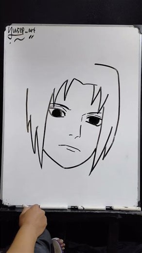 sasuke sketch #art #animedrawingtutorial