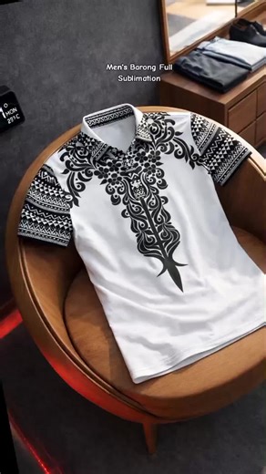 Men's Barong Full Sublimation Polo Shirt Guide