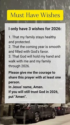 3 Best Wishes for 2026 ✨ #bestwishes