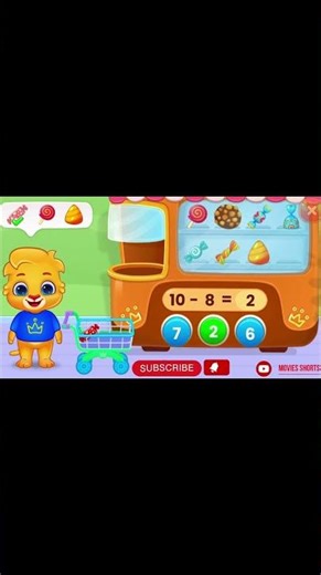 “Candy Shop Math Game for Kids 🍬 Learn Numbers While Playing!”#shorts #trendinggame