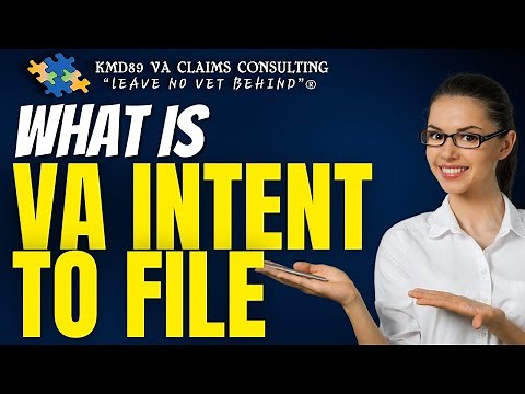 What is a VA Intent to file, purpose and how to submit it?