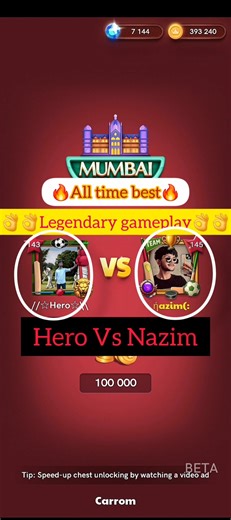 Carrom pool hero Vs Nazim || superb gameplay🔥👌👌👌 #carrom #carrompool #carromboard #shorts #subscribe