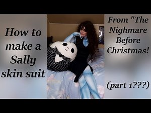 Painting my skin suit for Sally from NBC!