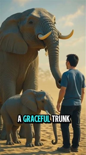 Mother Elephant & Baby Elephant Bond with Human | Heartwarming Wildlife Moment