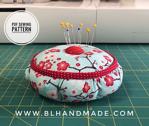 Pincushion Sewing Pattern With Container (PDF Pattern) - Etsy