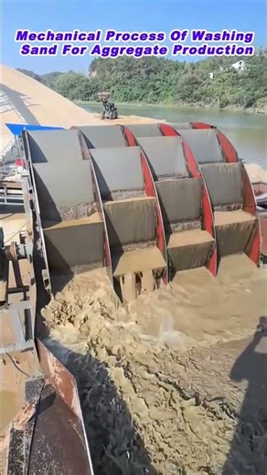 Mechanical Process Of Washing Sand For Aggregate Production