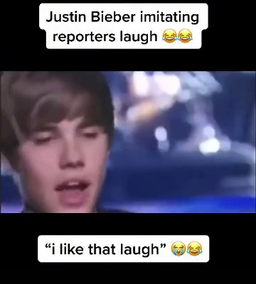 Justin Bieber's Funny Laugh Impressions