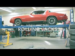 How to use rolling jacks on a drive on hoist