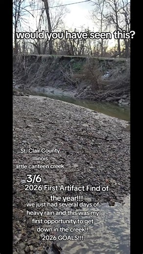 i got off work around 330 yesterday, the weather was super nice, i drove across the bridge and saw the water level had returned to normal, so i figured i would try my luck!!when you make a find a solid find it like locks you in for another hour or 2 at minimum. i was planning on only staying until dark. well after finding this i definitely stayed another 20-30 mins after dark bent over the creek with my phones flash on. this is number 4 or 5 of #artifact #personal #finds this #location is the on