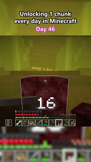 Unlocking 1 chunk every day in Minecraft | Day 46