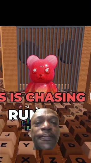 Terrifying Keyboard Chase in Roblox! 😧 #roblox #keyboardescape