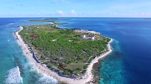 Kiribati: Ariel views show the beautiful Kanton Island