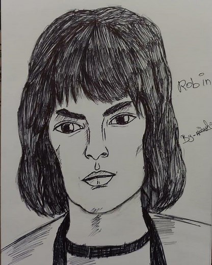 robin drawing from stranger things 5 💕💕💕