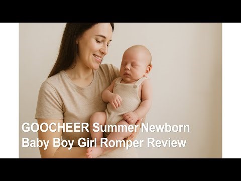 👶 GOOCHEER Summer Newborn Baby Boy Girl Romper Review 🌞