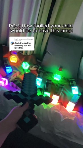 Replying to @carmensmithburg This Minecraft torch lamp is exactly what I need!🤩 #creativebrickshub#Minecraft#minecrafttorch #tiktokshopblackfriday #minecrafter
