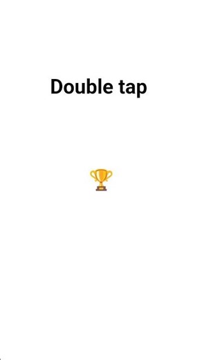 DOUBLE TAP PLEASE 🥺#tutorial#hack #DOUBLETAP#TUTORIAL