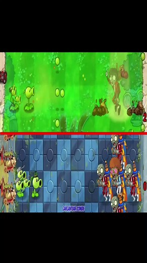 Triple Peashooter vs Disco Jetpack Zombies #plantsvszombies #plantsvszombies2 #pvz #pvz2 #game