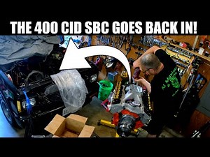 400 CID Solid Roller Small Block Chevy Gen1 / SBC install in a S10!