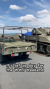 7.3K views · 314 reactions | Set up for the WWII Weekend! We’ll be there inside the main hangar tomorrow, Saturday and Sunday, stop by and see us. A lot of camps, vehicles, aircraft, vendors to see | Warbird Pinup Girls | Facebook