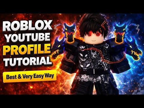 Roblox YouTube Profile Tutorial | Best & Very Easy Way
