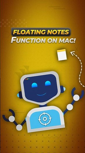 Floating notes on mac #shorts #floatingnotes #mac