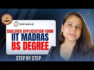 How to Fill IIT Madras BS Degree Qualifier Exam Application Form 📋 | Step-by-Step Guide