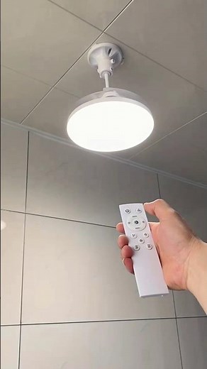 🔥 Smart Ceiling Fan Light Combo 😍 Remote Control Fan Lamp #shorts