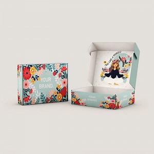 [Hot Item] Custom Printed Luxury Corrugated Foldable Kraft Cosmetic Cardboard Shipping Mailer Box