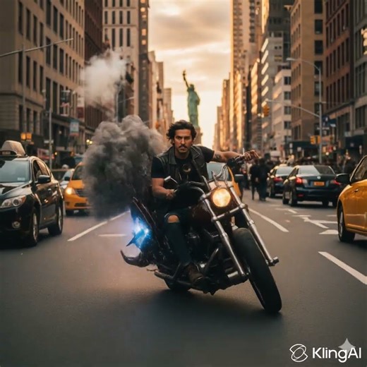 He Smoked on a Harley… and Faced a Mecha Biker 💨⚡