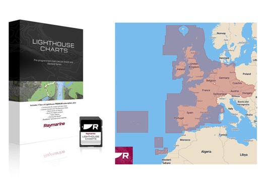 Lighthouse Nautical Chart Module Europe-West / microSD | SVB