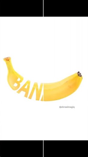 Photoshop 2025 Tips – Banana Text Manipulation Tutorial | #shorts #shortsfeed