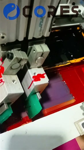 Automatic Leather Label Machine with Embossing and Silk Screening