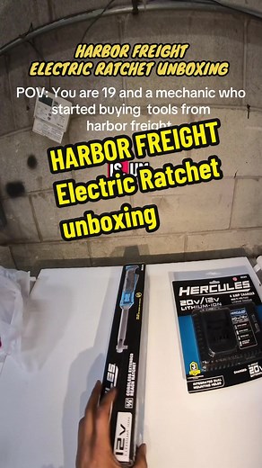 Harbor Freight Electric Ratchet Unboxing and Review