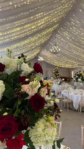 Trump Doonbeg on Instagram: "Christmas Weddings in Doonbeg 💍Christmas Weddings in our pavilion are elegant and magical. Twinkling lights, winter charm, and a setting straight out of a fairytale. Make your dream winter celebration come to life at our resort. Click the link in bio to enquiry today"