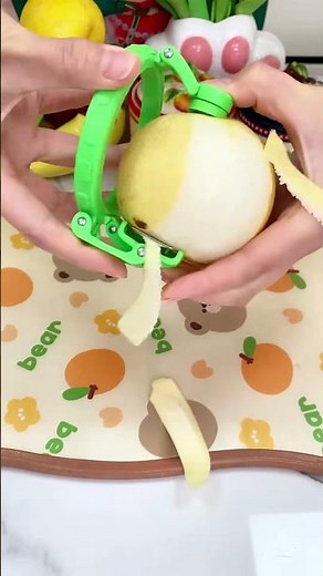 How to peel fruits quickly ( # 2177 ) ✅ Mini Handheld Easy Fruit Peeler Gadget