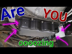 Drip Drip DRIP!! FIX your leaking 6.7 oil pan NOW - EASY DIY #broken