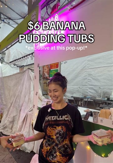 Delicious Banana Pudding Tubs at Gotcha Matcha