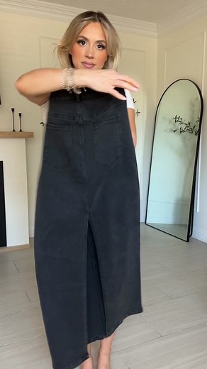 Long denim skirt outfit inspo 😎 #fyp #tiktokfashion #outfitinspo #styletips #denimskirt 🔗 find everything linked on my Amazon storefront or LTK 🔗Tap my bio>LTK to shop everything you see on my page 🔗 To shop my looks, download the LTK app and search IMLOLA