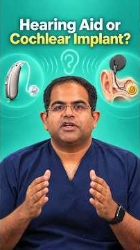 Hearing Aid vs Cochlear Implant 👂 | What’s the Difference & Which One Is Right for You?# #entcare