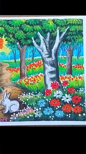 Calm Forest Path Soft Pastel Drawing Tutorial