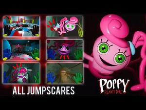 Poppy Playtime: Chapter 2 – All Jumpscares & Scary Moments | Mommy Long Legs