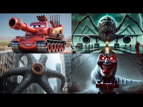 McQueen Tank🆚Hungry Star🆚Infected SKY🆚Tomas Train🎶 Tiles Hop EDM Rush