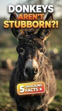 5 Facts About Donkeys🫏 #Donkey #DonkeyFacts #AnimalFacts