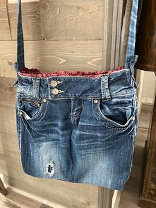 Upcycled Denim Bag - Etsy