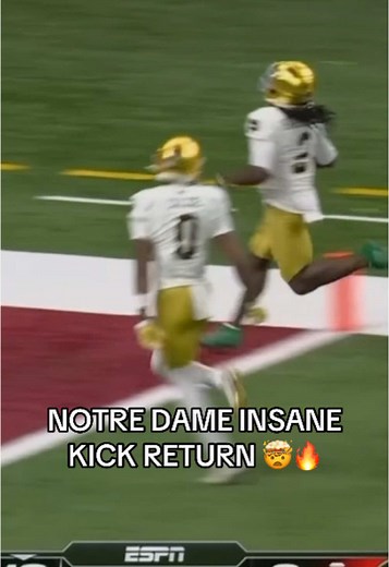 Notre Dame Football Highlights: Insane Kick Return Moments