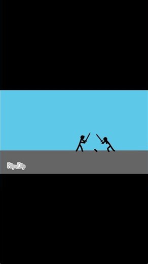 Stickman sword fight 2d animation #shorts #stickman #animation