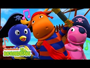 Pirate Tyrone Sings "Scurvy Pirate" w/ Uniqua & Pablo | The Backyardigans